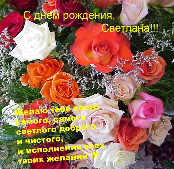 Поздравление Светлане Николаевне
